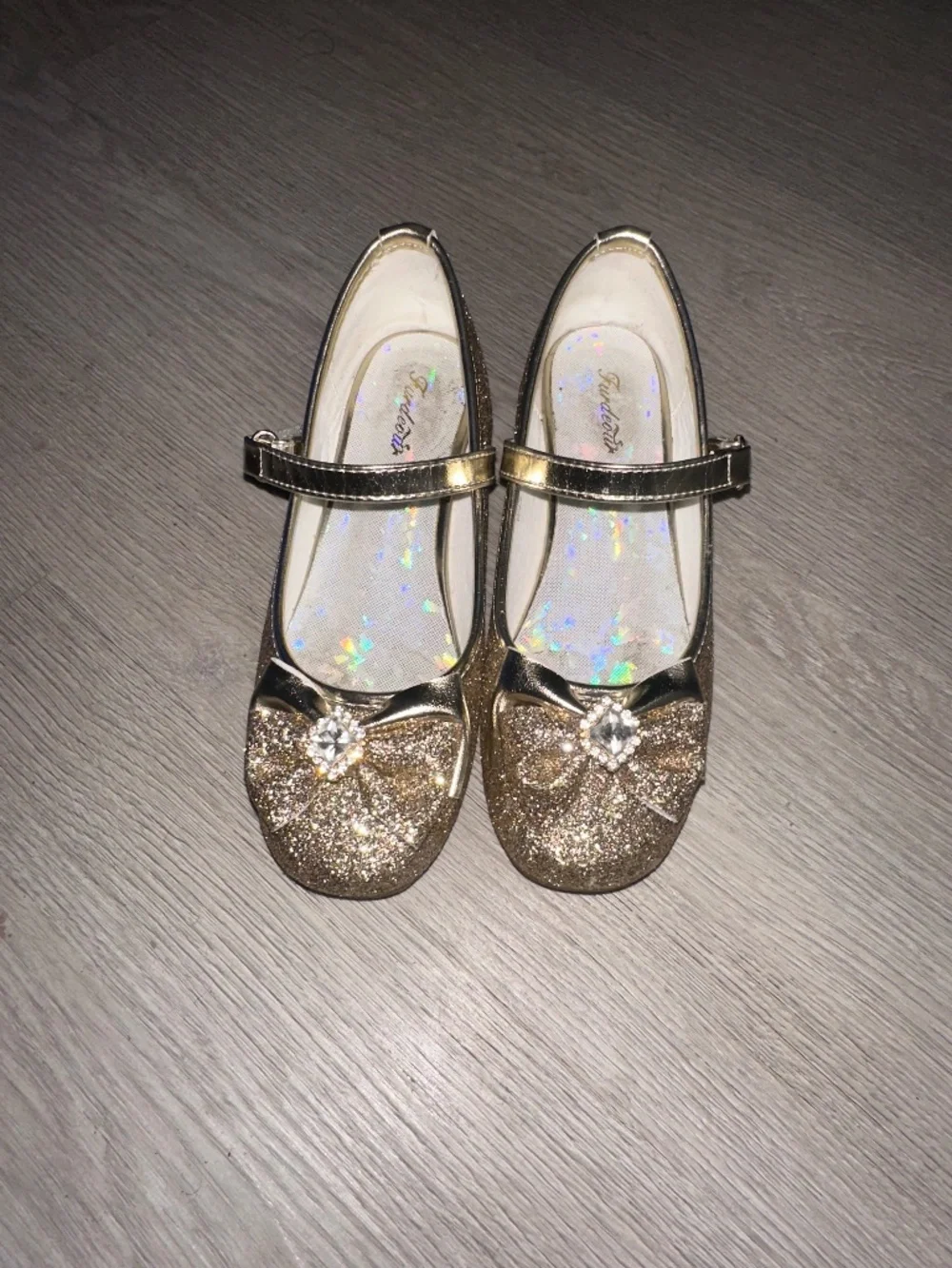 Shiny shoes for girl
